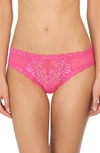 Natori Feathers Hipster Briefs In Raspberry Crush