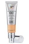 It Cosmetics Cc+ Cream Full Coverage Color Correcting Foundation With Spf 50+ Medium Tan 1.08 oz/ 32 ml