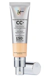 It Cosmetics Cc+ Cream Full Coverage Color Correcting Foundation With Spf 50+ Light Medium 1.08 oz/ 32 ml