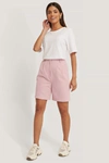 JLDRAE X NA-KD Loose Fit Suit Shorts Pink