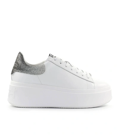 Ash Moby Glitter Combo Low-top Sneakers In White