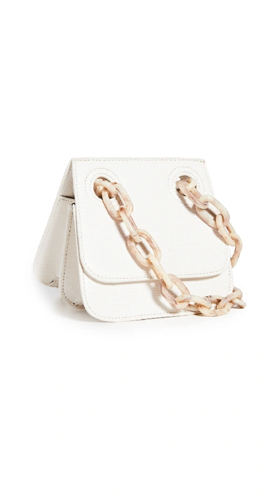House Of Want H.o.w. We Are Original" Shoulder Bag" In White Lizard