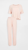 Honeydew Intimates Sun Lover Lounge Set In Blush