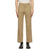 LEVI'S TAN STAY LOOSE TROUSERS