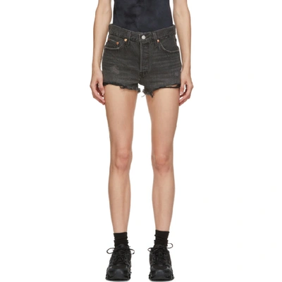 Levi's Grey 501 Original Shorts In Eat Your Wo