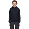 NORSE PROJECTS NAVY VAGN LOGO HOODIE