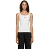Off-white Off White Tank Top With Off Embroidery