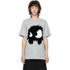 MCQ BY ALEXANDER MCQUEEN MCQ ALEXANDER MCQUEEN GREY MCQ SWALLOW CHESTER MONSTER T-SHIRT