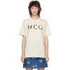 MCQ BY ALEXANDER MCQUEEN MCQ ALEXANDER MCQUEEN 灰白色徽标 T 恤
