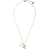 MCQ BY ALEXANDER MCQUEEN GOLD MCQ SWALLOW CHARM NECKLACE