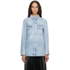 GIVENCHY GIVENCHY BLUE DENIM WESTERN SHIRT