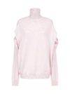 GIVENCHY CUT-OUT SLEEVES CASHMERE TURTLENECK,BW90AG 4Z7G681