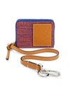 Loewe Two-tone Wallet On Strap In Electric Blue