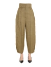 Givenchy High-waisted Military Trousers In Brown