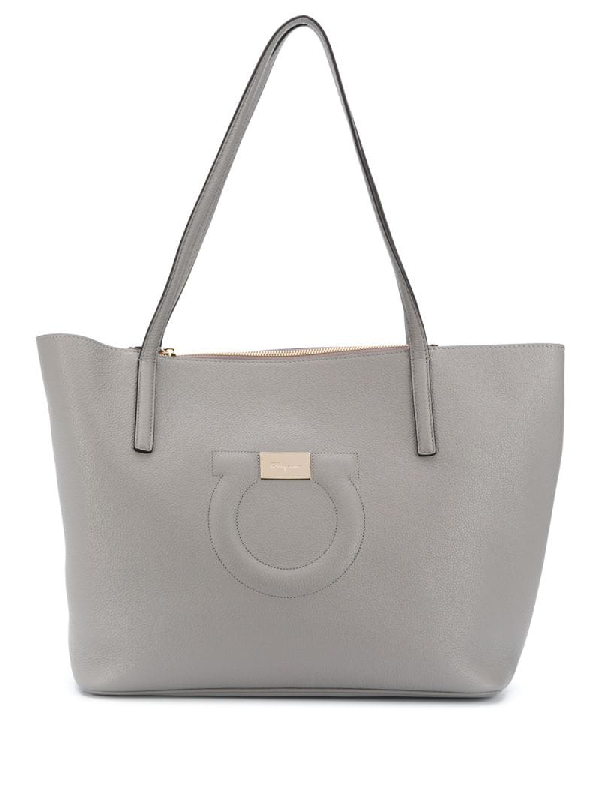 ferragamo gancini tote bag