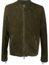 GIORGIO BRATO SUEDE BOMBER JACKET