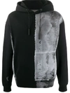 A-COLD-WALL* BRUSHED BLEACH-EFFECT COTTON HOODIE
