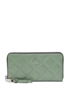 MARC JACOBS THE QUILTED SOFTSHOT CONTINENTAL WALLET