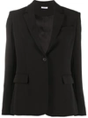 P.a.r.o.s.h Parosh Classic Single-breasted Blazer In Black