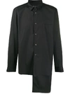 COMME DES GARÇONS HOMME DEUX LONG-LINE ASYMMETRIC SHIRT