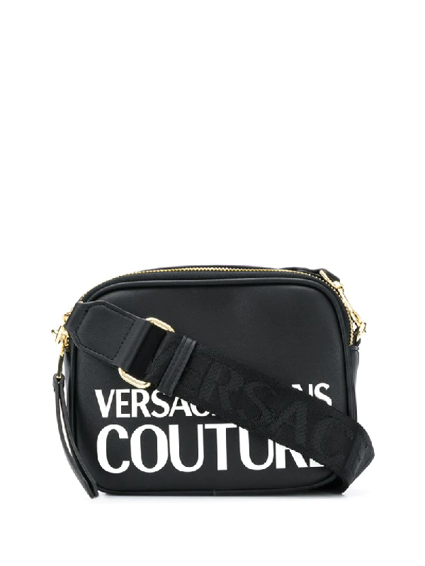 versace jeans couture logo shoulder bag