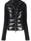 Moncler Fleece-trimmed Quilted Shell Down Jacket In Black