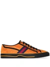 Gucci Off The Grid Gg Tennis 1977 Sneakers In Orange