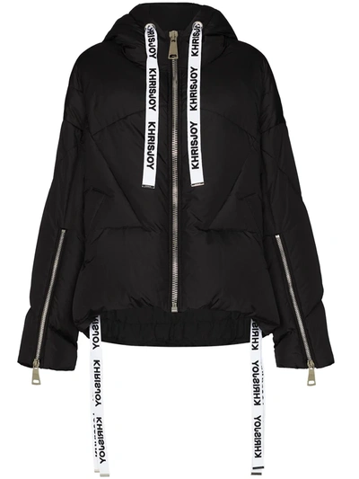 Khrisjoy Kris Puffer Jacket In Black