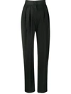 Materiel Tapered-leg Wool Trousers In Black