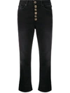 DONDUP HIGH-RISE CROPPED JEANS