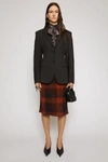 ACNE STUDIOS Cinched waist suit jacket Charcoal Grey