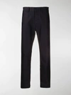 TOM FORD NAVY COTTON CHINO TROUSERS,15627855