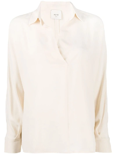 Alysi Cotton Shirt In White