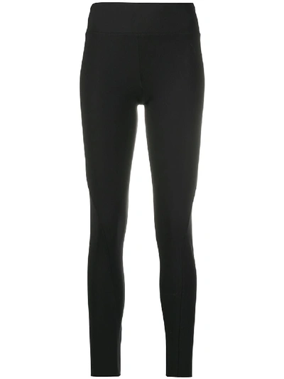 Y-3 High-waist Fitted Leggings In Black