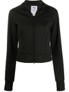 Y-3 Zipped Jersey Track Top In Black