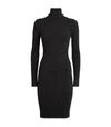 WOLFORD WOOL-COTTON RIBBED DRESS,15673765