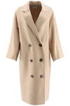 Loulou Studio Borneo Double-breasted Wool And Cashmere-blend Coat In Beige