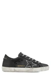 Golden Goose Super-star Sneaker In Black Leather