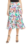 TANYA TAYLOR JEANA FLORAL PLEATED MIDI SKIRT,S20S101130