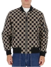 BURBERRY BURBERRY CHEQUER PRINT BOMBER JACKET