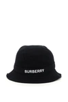 BURBERRY BURBERRY LOGO PRINT BUCKET HAT