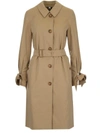 BURBERRY BURBERRY TROPICAL GABARDINE CAR COAT