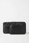 PARAVEL SET OF TWO NYLON AND TPU PACKING CUBES