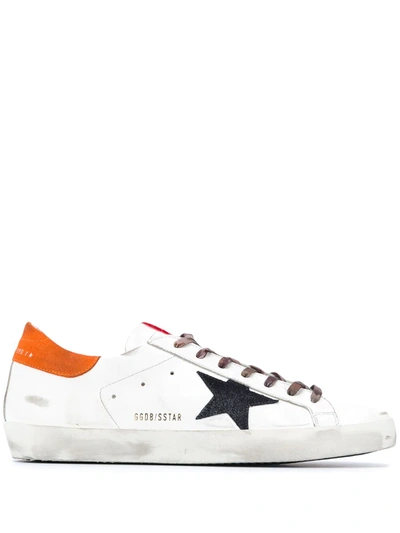 Golden Goose Superstar Sneakers In White Leather