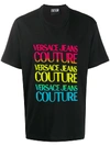 VERSACE JEANS COUTURE ALL-OVER LOGO T-SHIRT