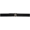 BURBERRY BURBERRY REVERSIBLE BLACK AND BROWN TB BELT