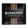 BURBERRY BURBERRY BLACK ICON STRIPE INTERNATIONAL WALLET