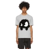 MCQ BY ALEXANDER MCQUEEN GREY MCQ SWALLOW CHESTER MONSTER T-SHIRT