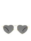 Saint Laurent Sl 301 Loulou Sunglasses In Gold