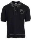 BURBERRY BURBERRY LOGO EMBROIDERED POLO SHIRT